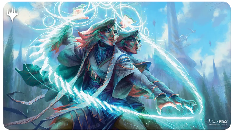 ultra-pro-strixhaven-adrix-and-nev-twincasters-standard-playmat-f-r-magic-the-ga image 1
