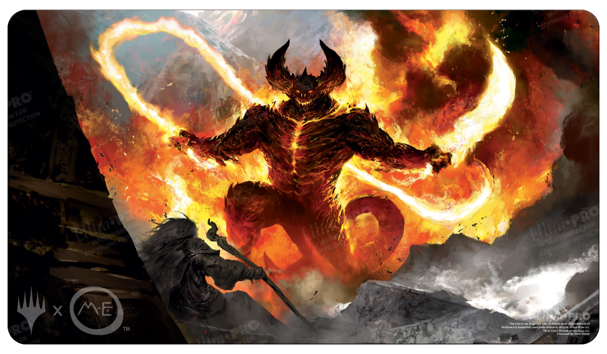 ultra-pro-magic-the-gathering-herr-der-ringe-balrog-standard-playmat-tales-of-mi image 1