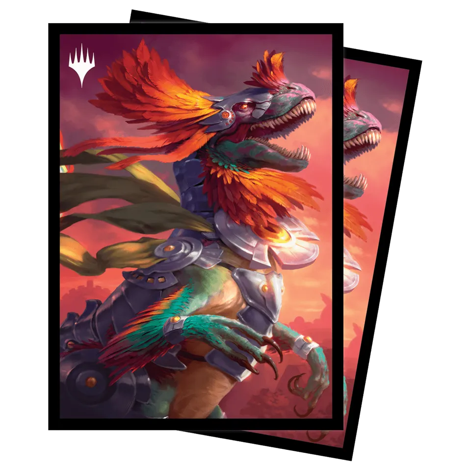 ultra-pro-the-lost-caverns-of-ixalan-pantlaza-sun-favored-standard-deck-protecto image 1