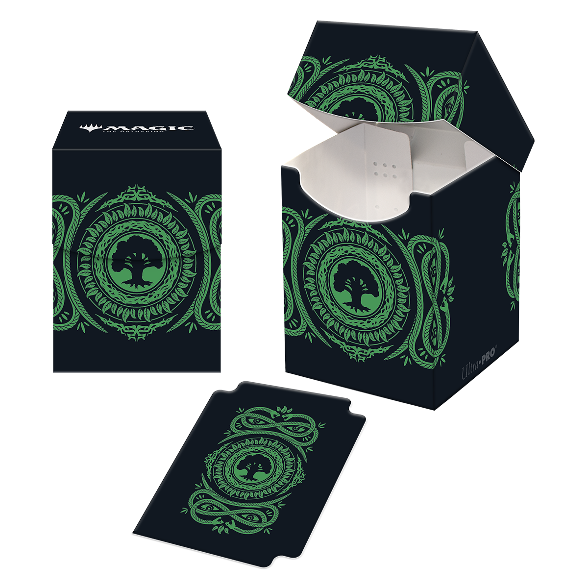 ultra-pro-magic-the-gathering-mana-7-forest-100-deck-box-gr-n image 1