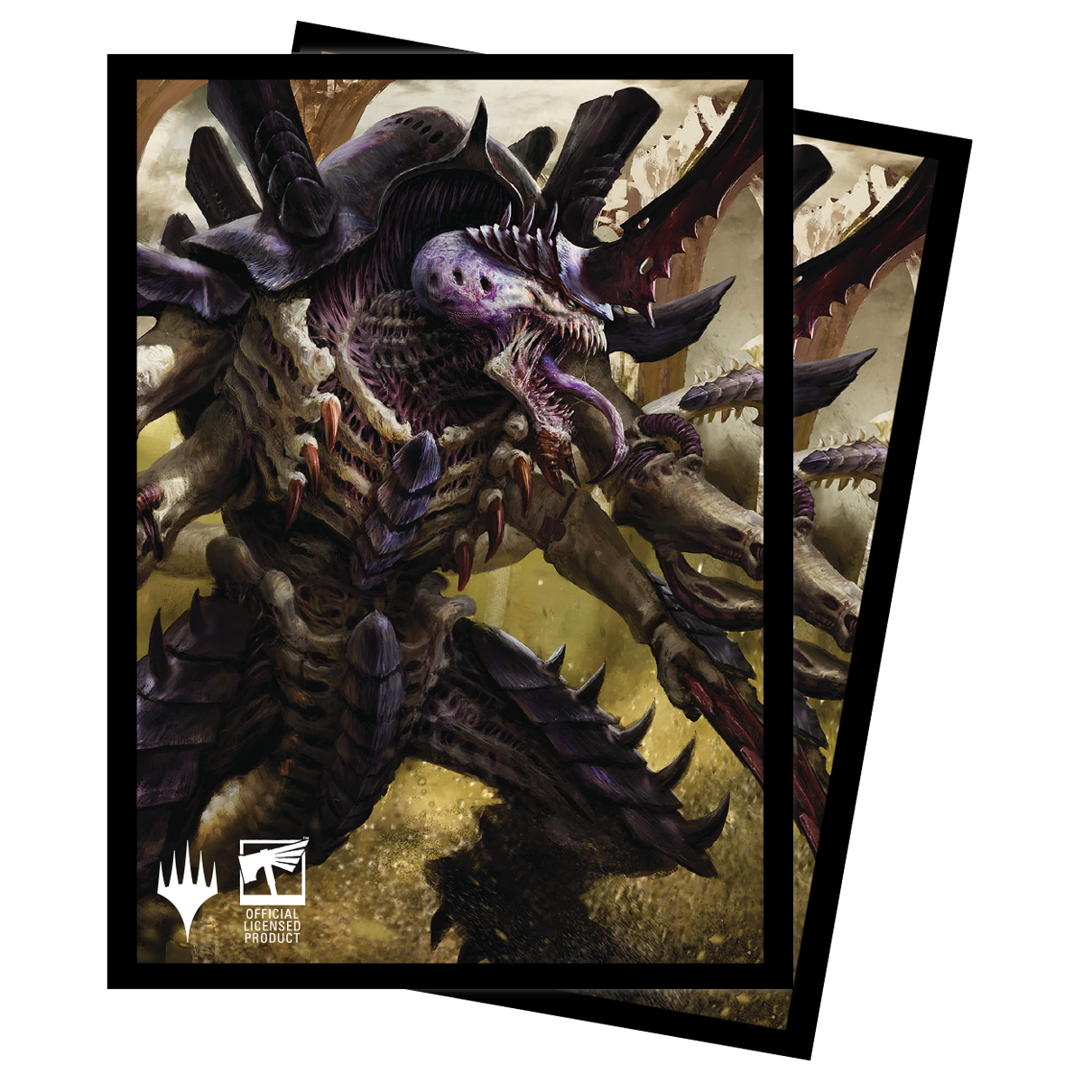 ultra-pro-warhammer-40k-commander-the-swarmlord-standard-deck-protector-sleeves- image 1