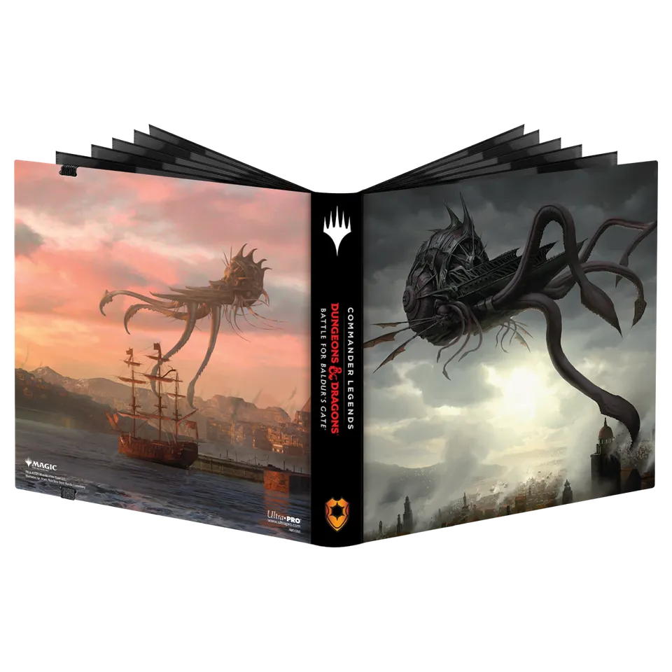 ultra-pro-commander-legends-battle-for-baldur-s-gate-nautiloid-ship-12-pocket-pr image 1