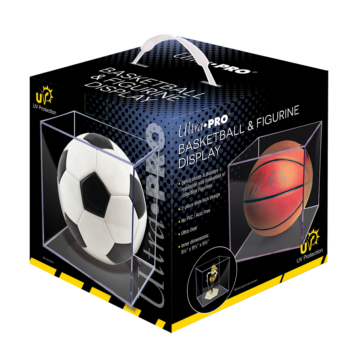 ultra-pro-basketball-clear-square-display-case-mit-uv-schutz image 2