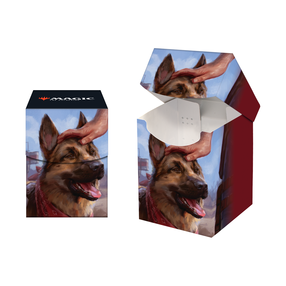 ultra-pro-fallout-dogmeat-ever-loyal-100-deck-box-f-r-magic-the-gathering image 1