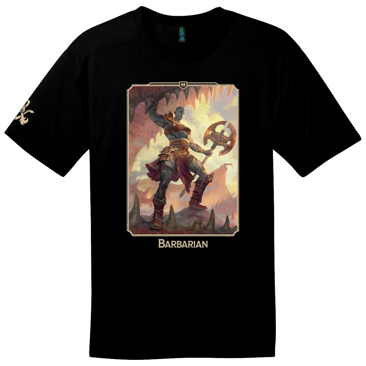 ultra-pro-dungeons-dragons-barbarian-class-t-shirt image 1