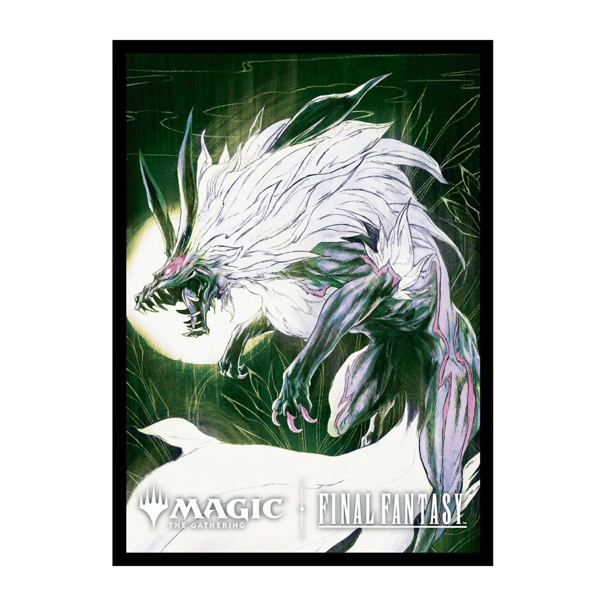 ultra-pro-magic-the-gathering-final-fantasy-summon-fenrir-deck-protector-sleeves image 1