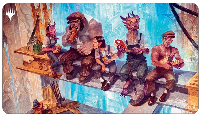 ultra-pro-streets-of-new-capenna-riveteers-ascendancy-standard-playmat-f-r-magic image 1