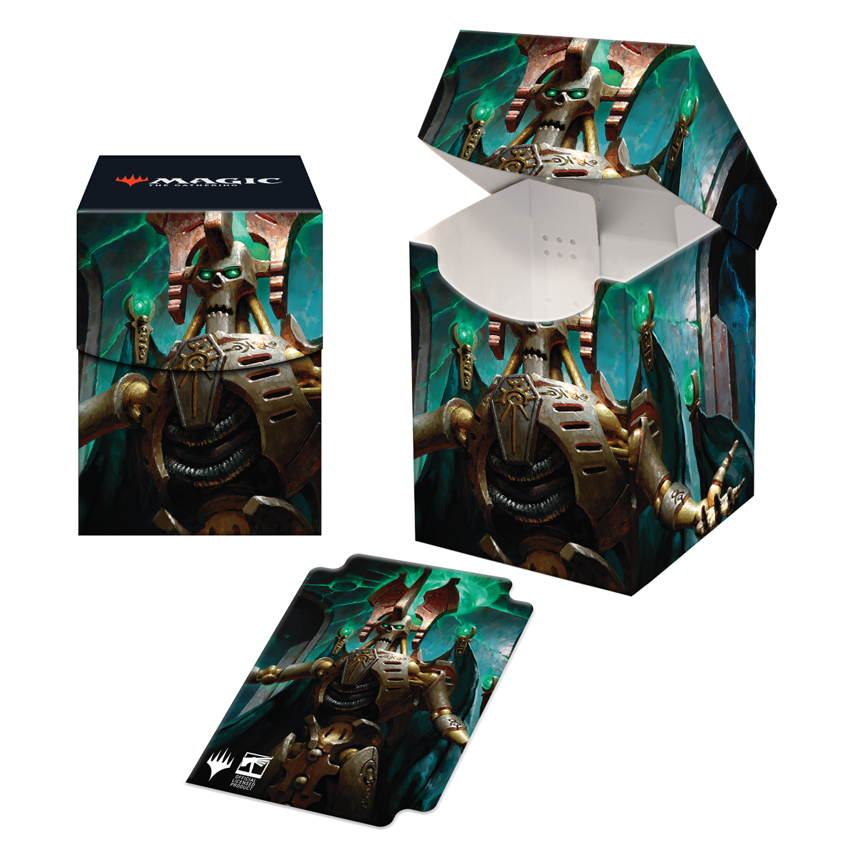 ultra-pro-warhammer-40k-commander-szarekh-the-silent-king-100-deck-box-f-r-magic image 1