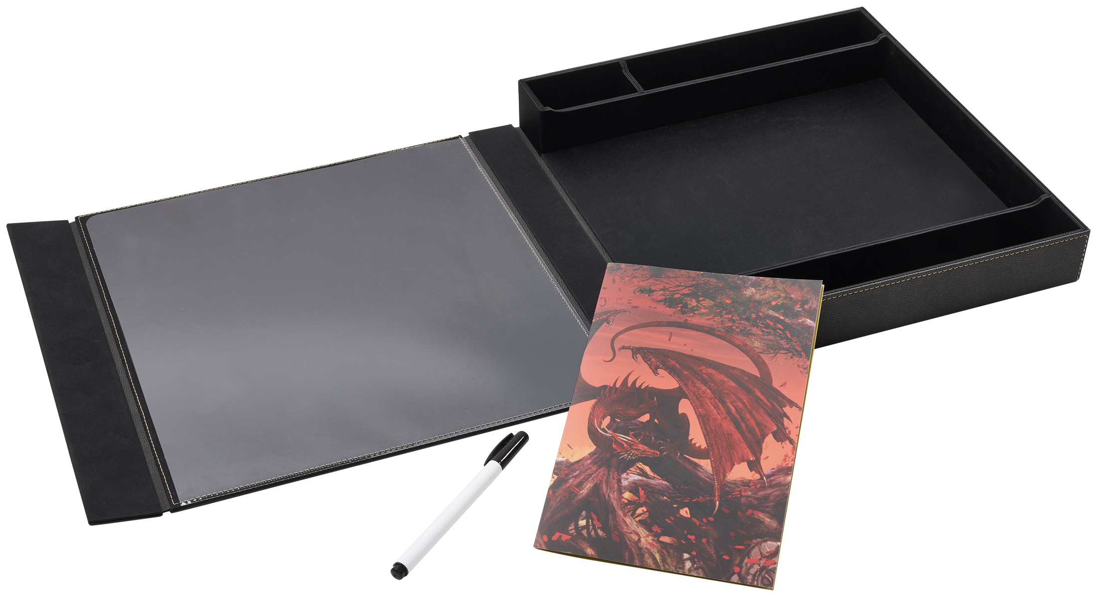 dragon-shield-player-companion-iron-grey-rpg-aufbewahrung image 2