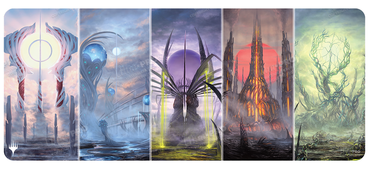ultra-pro-phyrexia-all-will-be-one-phyrexian-basic-land-tableaux-table-playmat-7 image 1