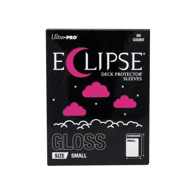 ultra-pro-eclipse-gloss-small-deck-protector-sleeves-hot-pink-60ct image 1