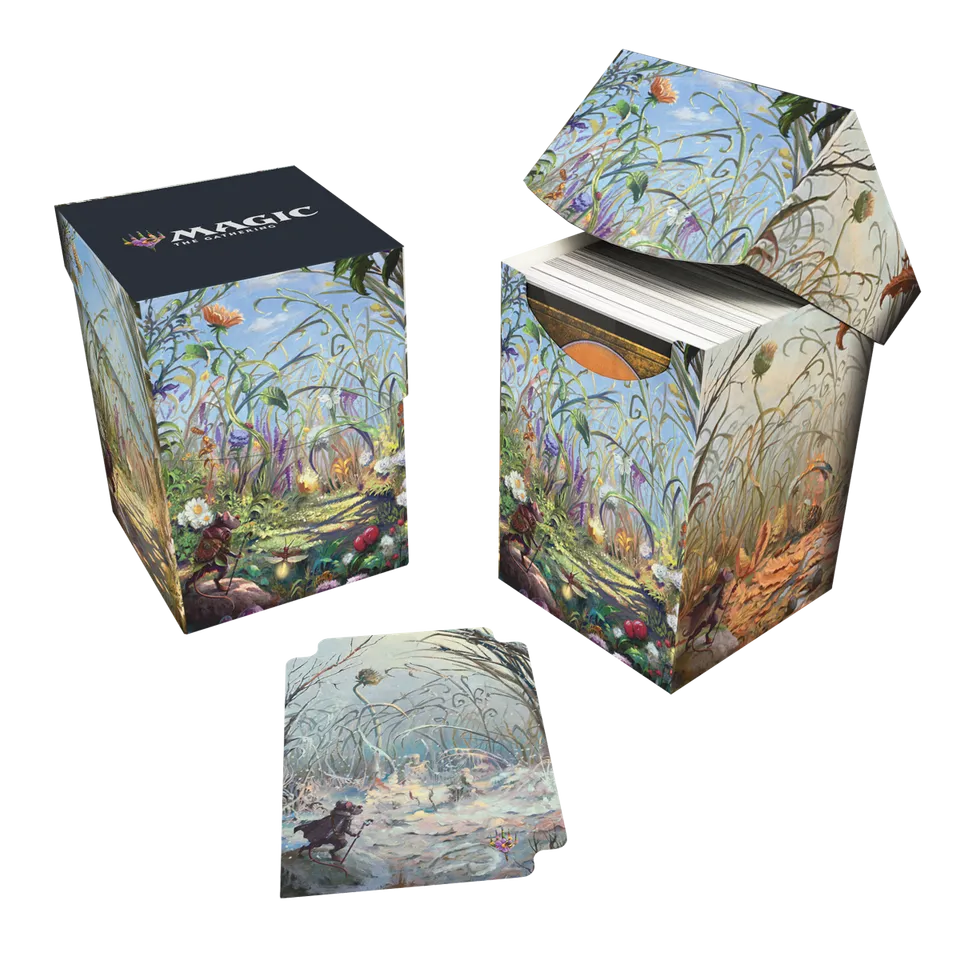 ultra-pro-100-deck-box-bloomburrow-season-lands-plains-summer-wei-f-r-magic-the- image 1