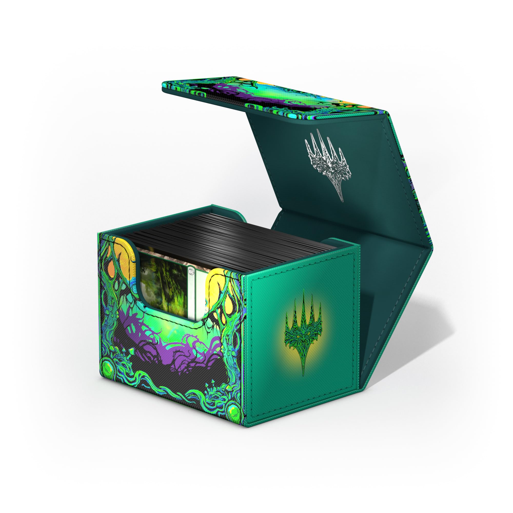 ultimate-guard-sidewinder-100-deckbox-mtg-mana-token-forest image 4