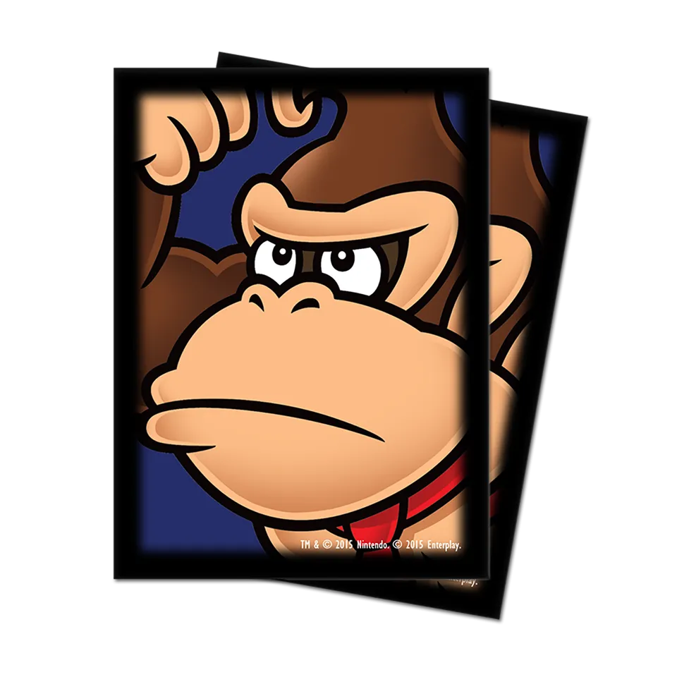 ultra-pro-donkey-kong-standard-deck-protector-sleeves-65ct-f-r-super-mario image 1