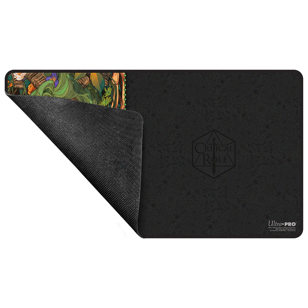 ultra-pro-critical-role-bells-hells-fearne-calloway-playmat-black-stitched image 3