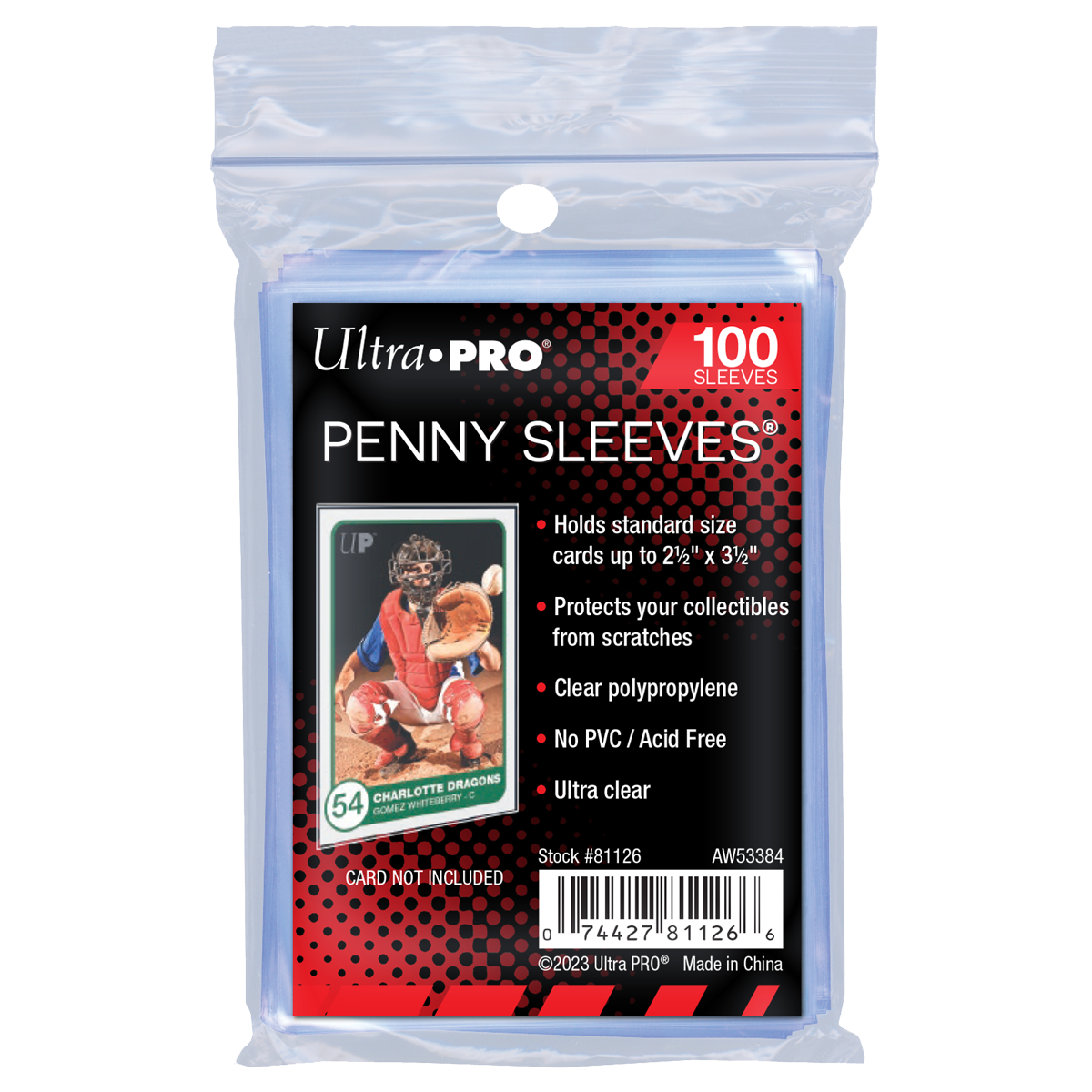 ultra-pro-penny-sleeves-2-5-x-3-5-soft-kartenh-llen-100-st-ck image 1