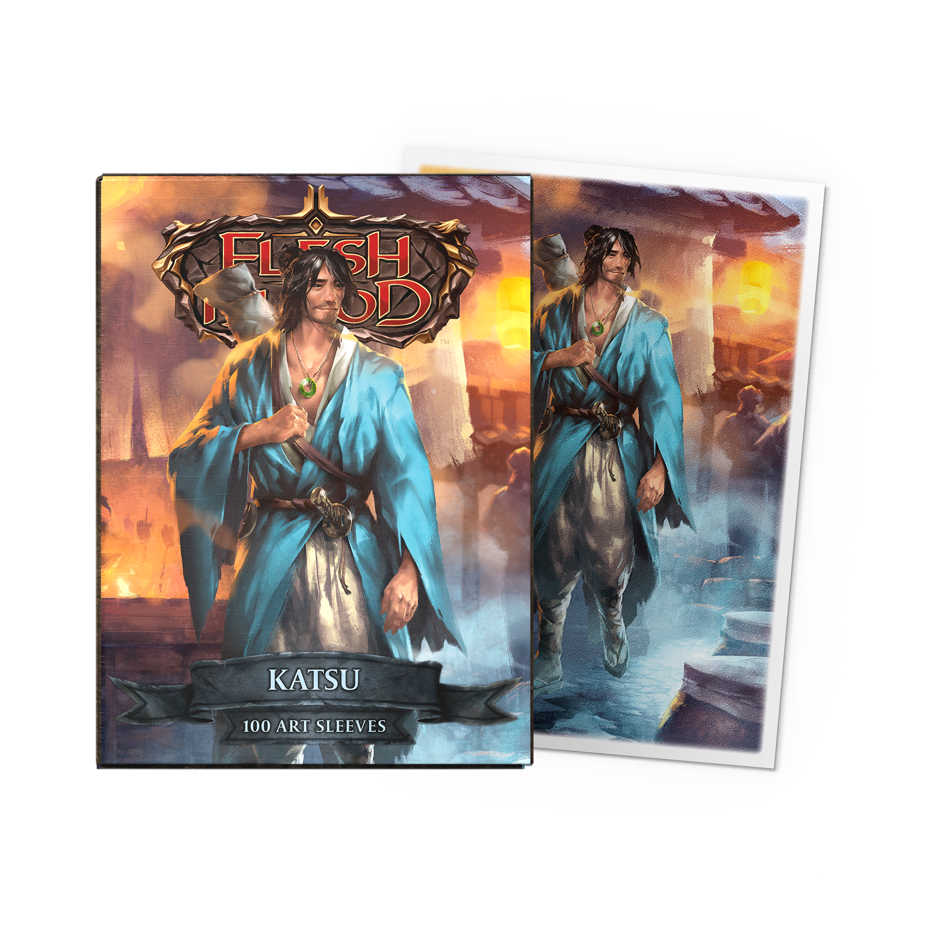 dragon-shield-katsu-matte-art-sleeves-flesh-and-blood-wanderer image 1