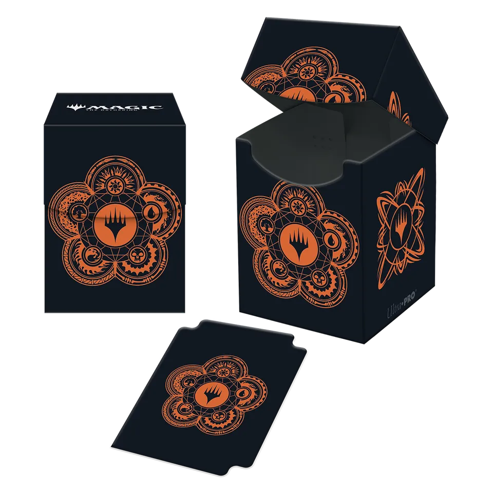 ultra-pro-mana-7-color-wheel-100-deck-box-f-r-magic-the-gathering image 1