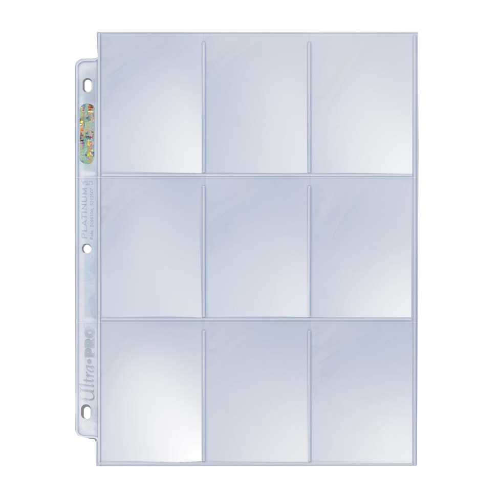 ultra-pro-platinum-series-9-pocket-pages-100er-pack-sammelh-llen-f-r-karten-und- image 1