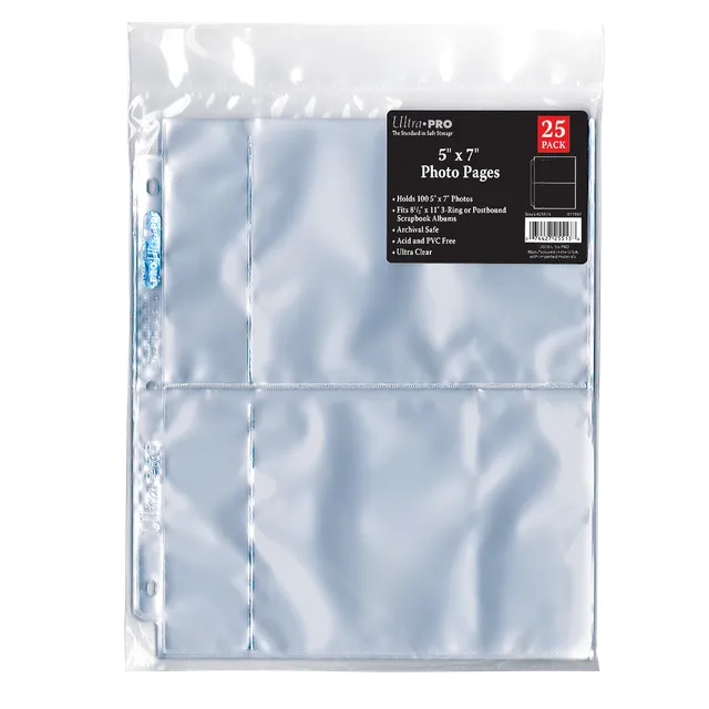 ultra-pro-3-loch-foto-h-llen-25er-pack-f-r-5-x-7-zoll-abz-ge image 1