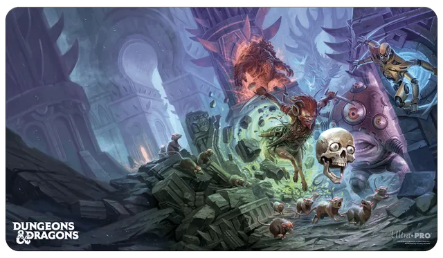 ultra-pro-dungeons-dragons-planescape-morte-s-planar-parade-playmat image 1