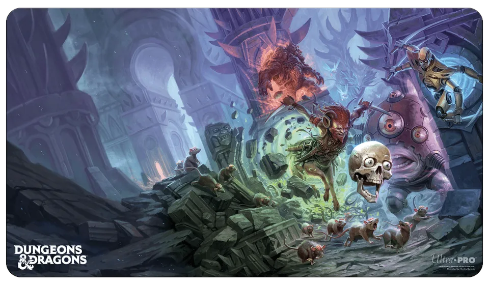 ultra-pro-dungeons-dragons-planescape-morte-s-planar-parade-playmat image 1