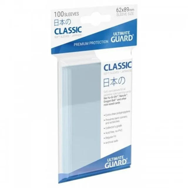 ultimate-guard-classic-soft-sleeves-japanische-gr-e-transparent-100 image 1
