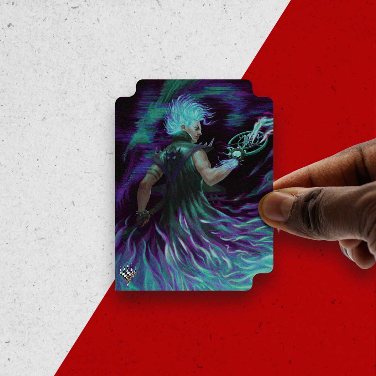 ultra-pro-aetherdrift-winter-cursed-rider-100-deck-box-f-r-magic-the-gathering image 2