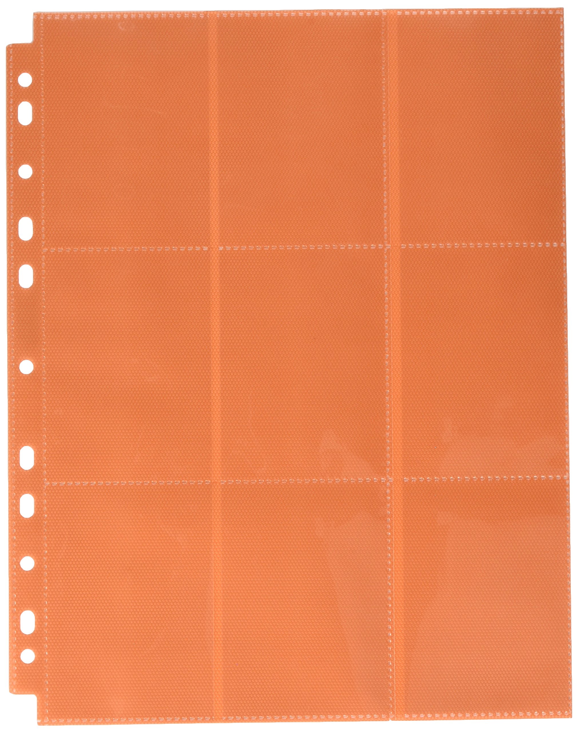 ultimate-guard-18-pocket-pages-side-loading-orange-ordnerh-llen-10er-pack image 1