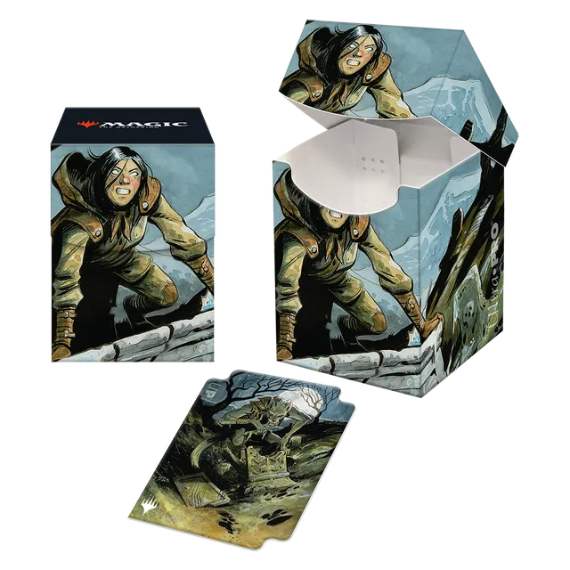 ultra-pro-innistrad-midnight-hunt-graveyard-trespasser-100-deck-box-f-r-magic-th image 1