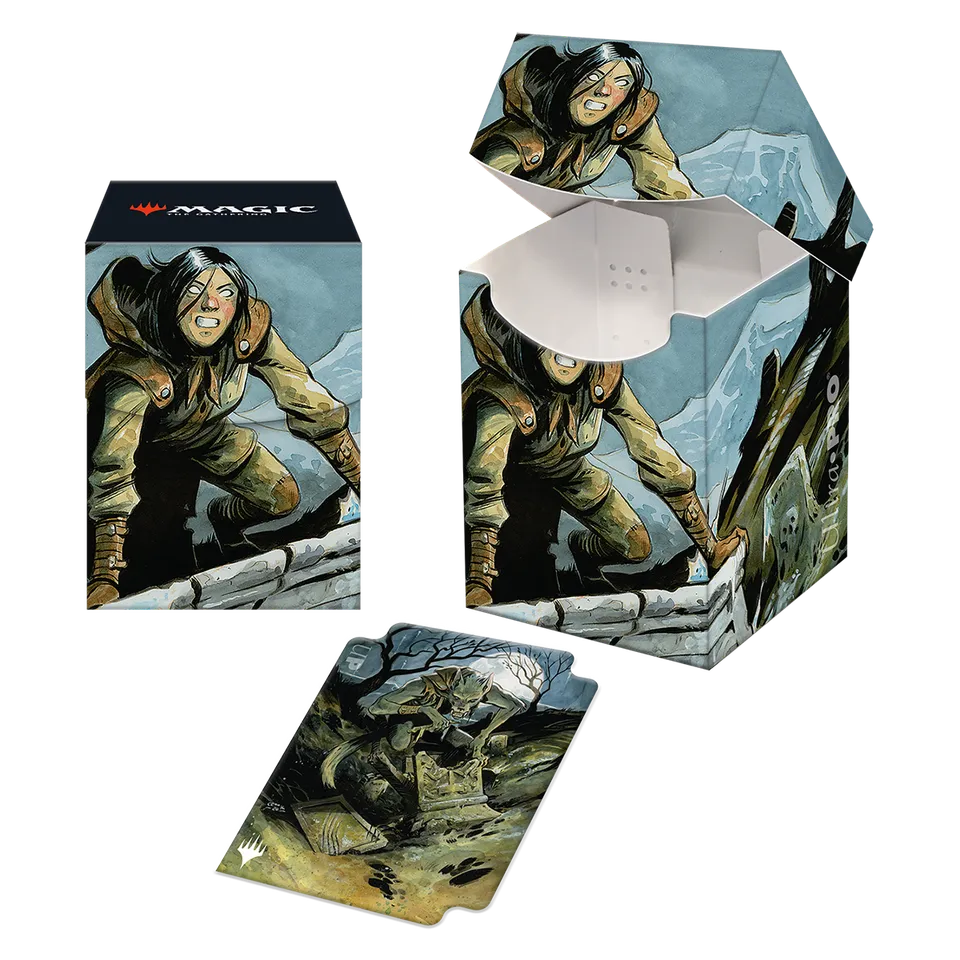 ultra-pro-innistrad-midnight-hunt-graveyard-trespasser-100-deck-box-f-r-magic-th image 1