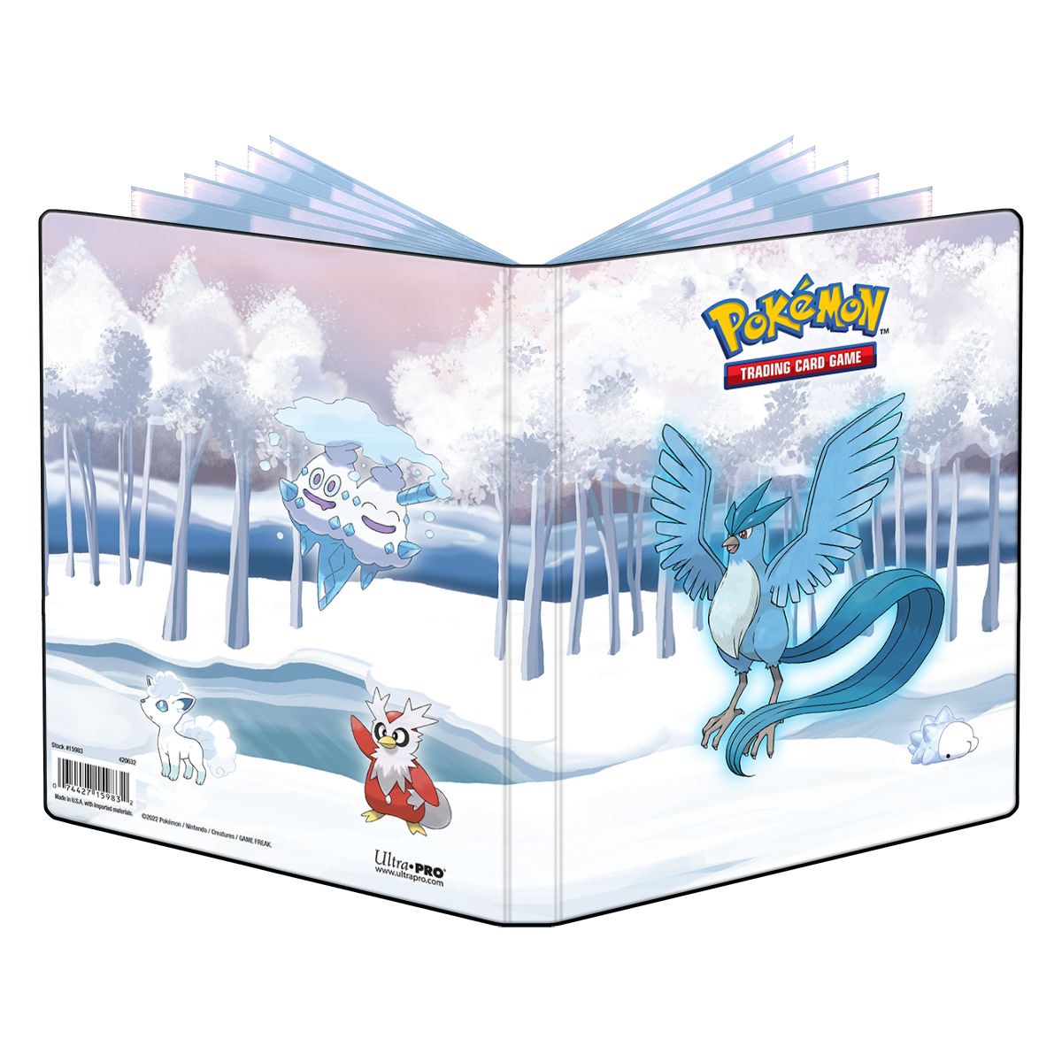 ultra-pro-gallery-series-frosted-forest-4-pocket-portfolio-f-r-pok-mon image 1