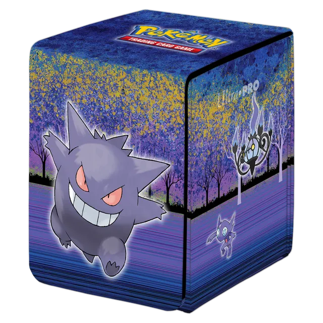 ultra-pro-gallery-series-haunted-hollow-alcove-flip-deck-box-f-r-pok-mon image 1
