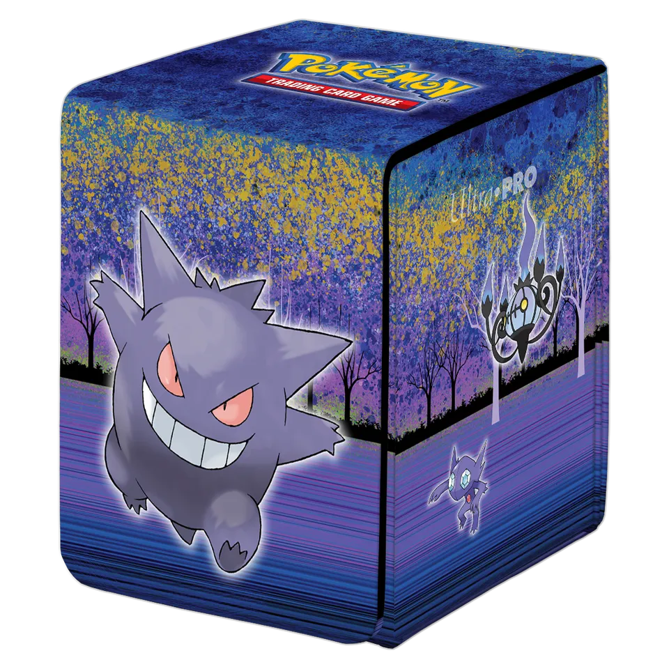 ultra-pro-gallery-series-haunted-hollow-alcove-flip-deck-box-f-r-pok-mon image 1