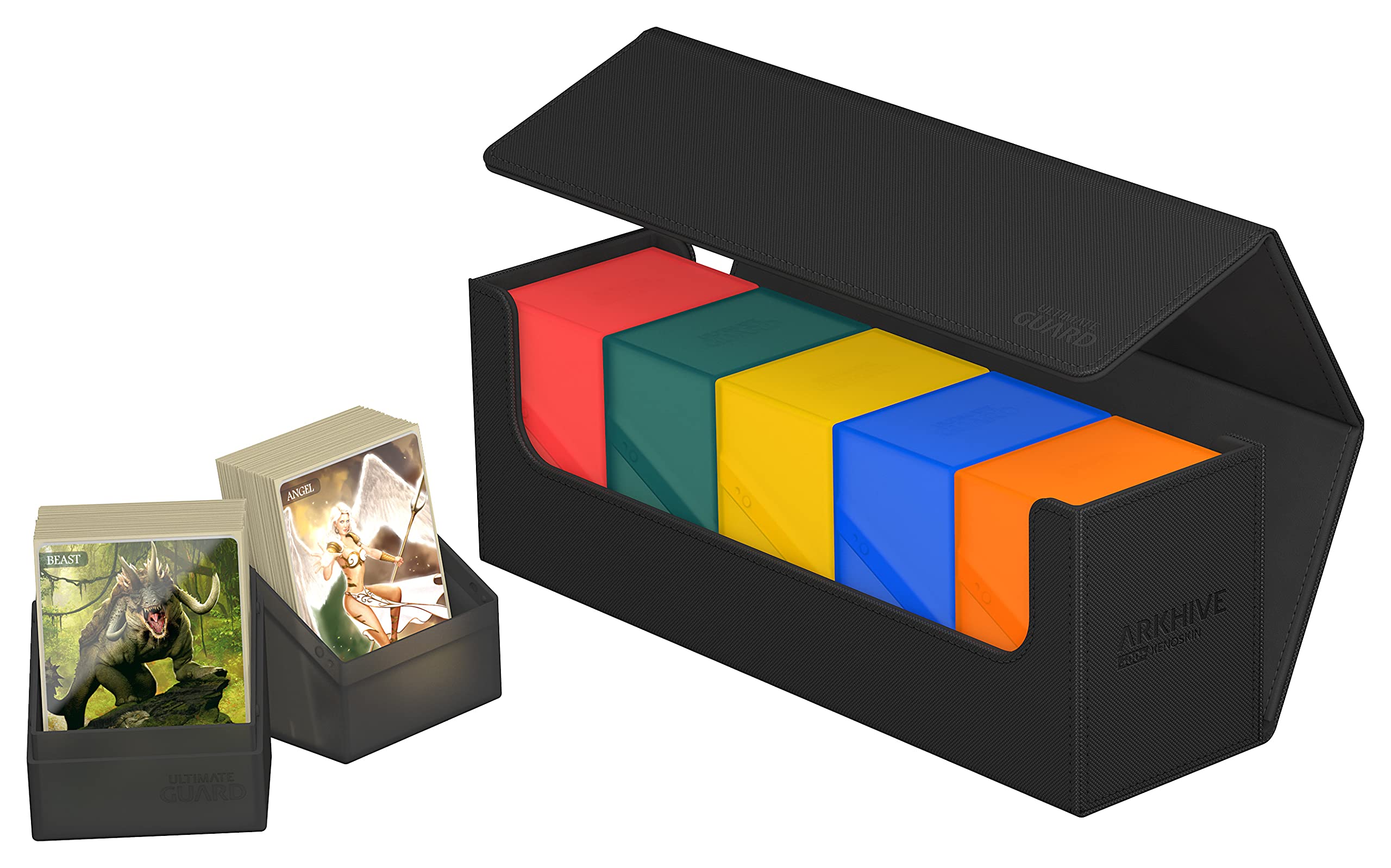 ultimate-guard-arkhive-400-xenoskin-monocolor-schwarz image 5