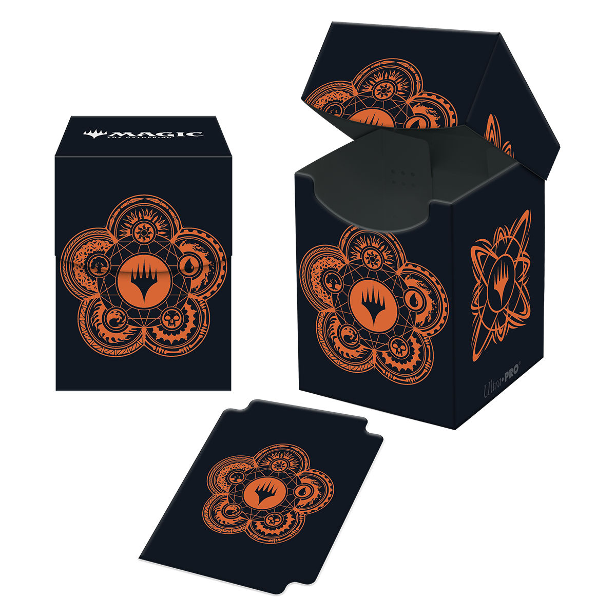 ultra-pro-mana-7-color-wheel-100-deck-box-f-r-magic-the-gathering image 1