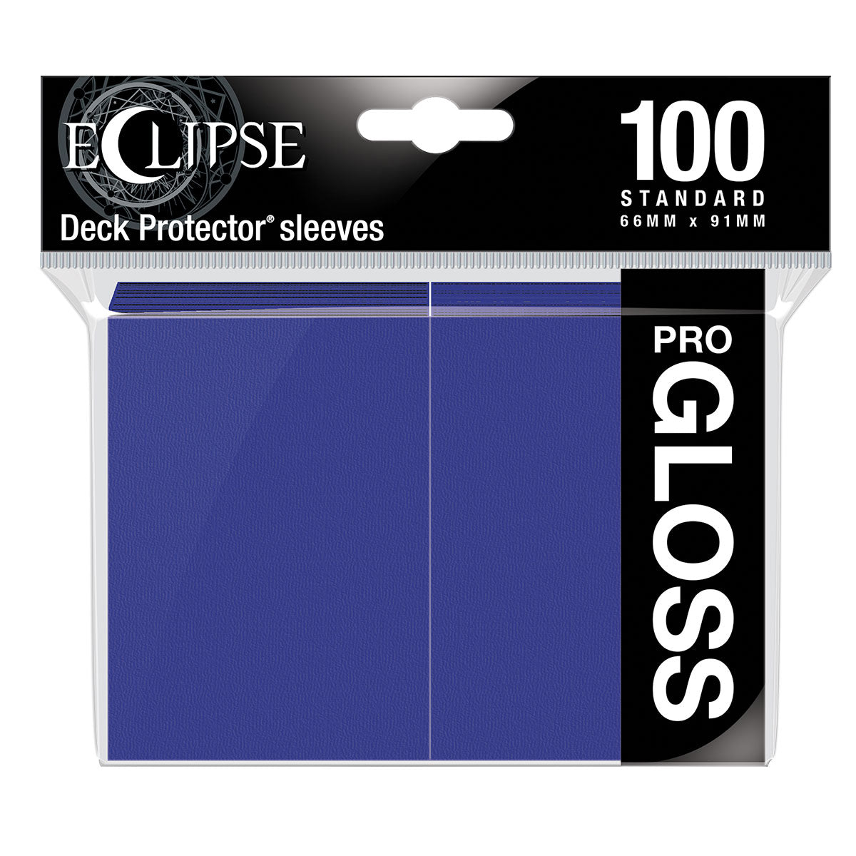 ultra-pro-eclipse-gloss-standard-deck-protector-sleeves-100ct-royal-purple image 1