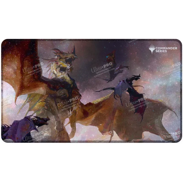 ultra-pro-commander-series-5-three-color-wedge-the-ur-dragon-holofoil-spielmatte image 1
