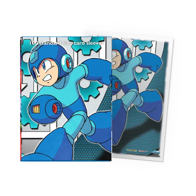 dragon-shield-mega-man-classic-art-sleeves-standard-size image 1