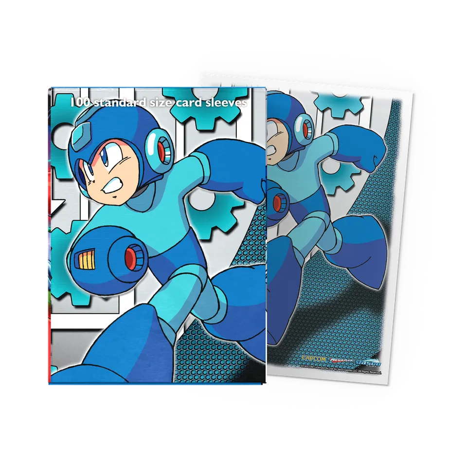 dragon-shield-mega-man-classic-art-sleeves-standard-size image 1
