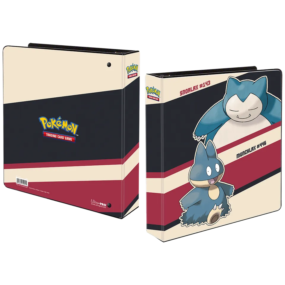 ultra-pro-pok-mon-2-inch-album-relaxo-mampfaxo-3-ring-sammelordner image 1