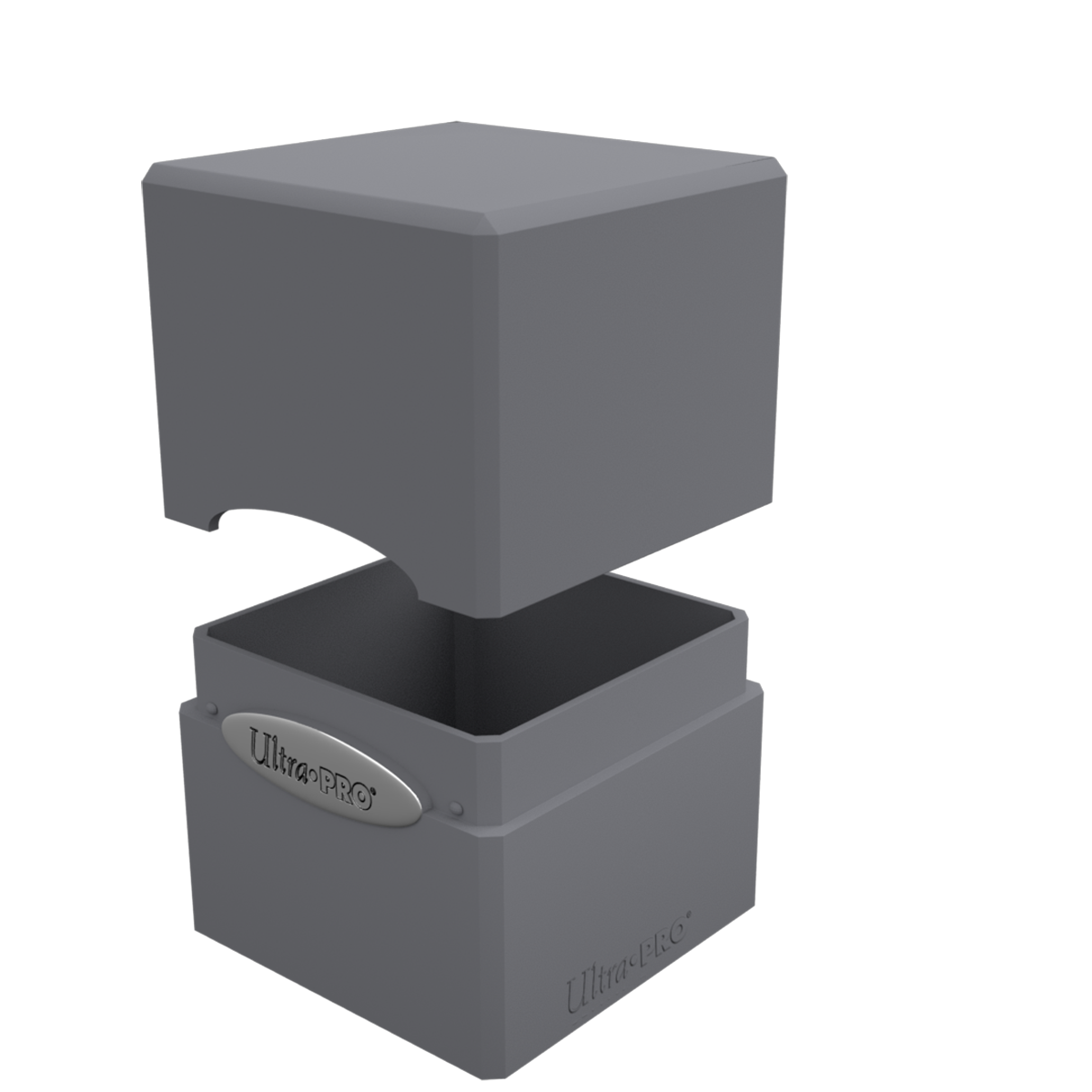ultra-pro-classic-satin-cube-deck-box-schwarz-blau-f-r-100-karten image 1