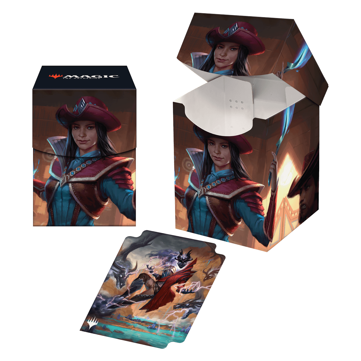 ultra-pro-outlaws-of-thunder-junction-stella-lee-wild-card-100-deck-box-magic-th image 2