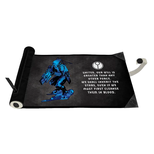 ultra-pro-t-au-empire-premium-foil-dice-scroll-f-r-warhammer-40-000-dice-bag-w-r image 1