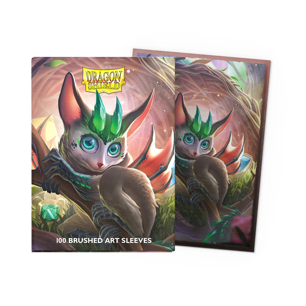 dragon-shield-the-bushdrake-brushed-art-sleeves-standard-size image 1