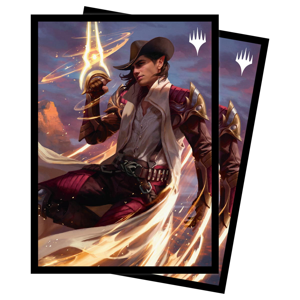 ultra-pro-outlaws-of-thunder-junction-kellan-the-kid-key-art-deck-protector-h-ll image 2