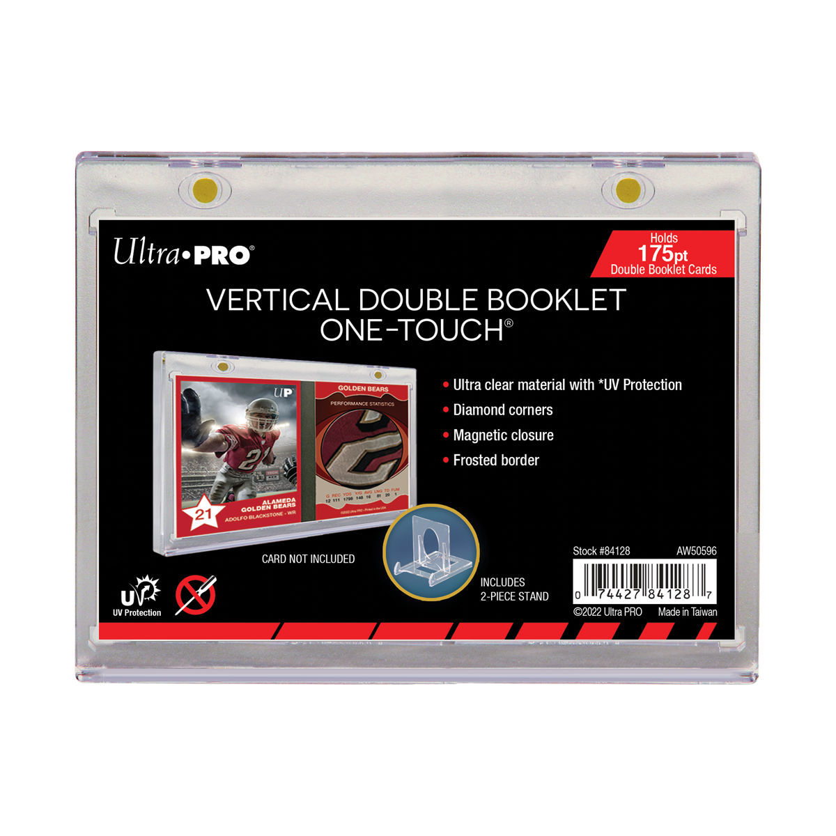 ultra-pro-175pt-vertical-booklet-card-uv-one-touch-magnet-halter image 1