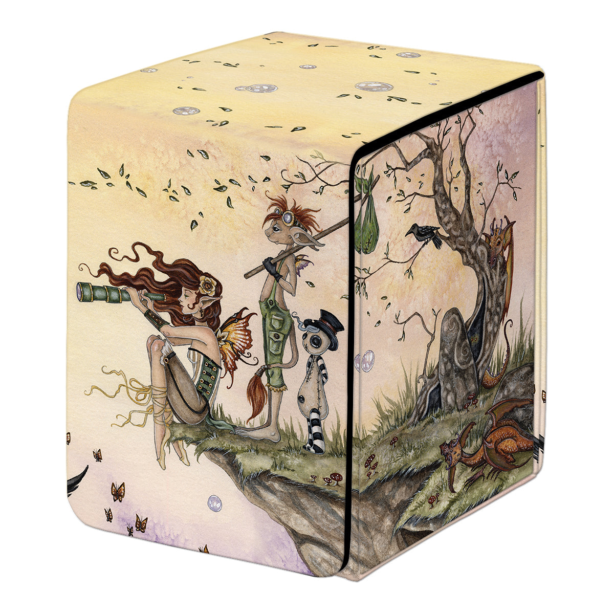 ultra-pro-where-the-wind-takes-you-alcove-flip-deck-box-amy-brown-100-karten image 1