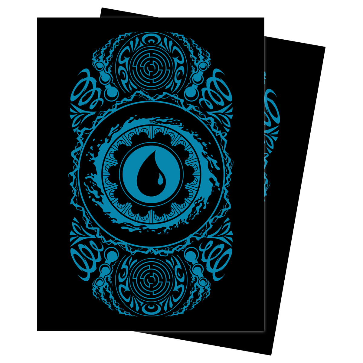 ultra-pro-mana-7-island-deck-protector-sleeves-100ct-blau-f-r-magic-the-gatherin image 1