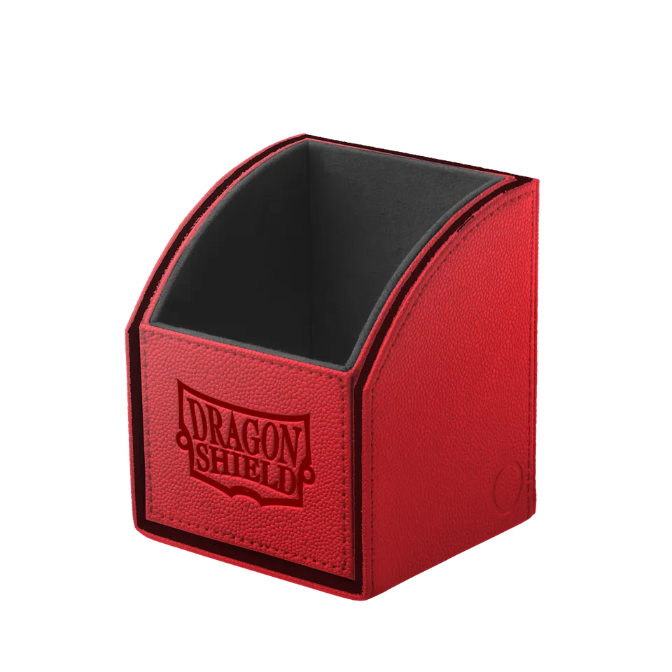 dragon-shield-nest-100-deckbox-rot-schwarz image 1
